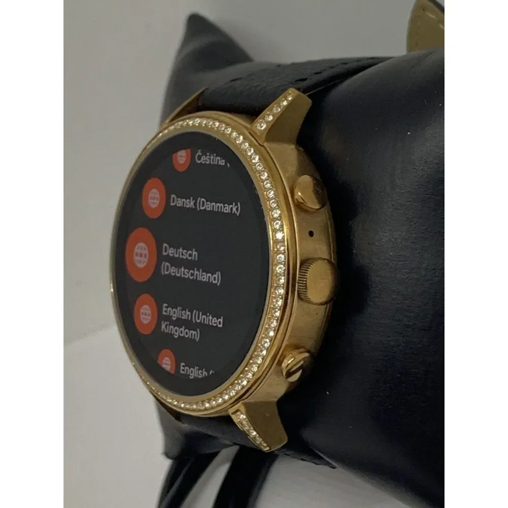 Fossil Gen 4 Authentic Digital Dial Smart Watch Custom Band FTW6011 QT503